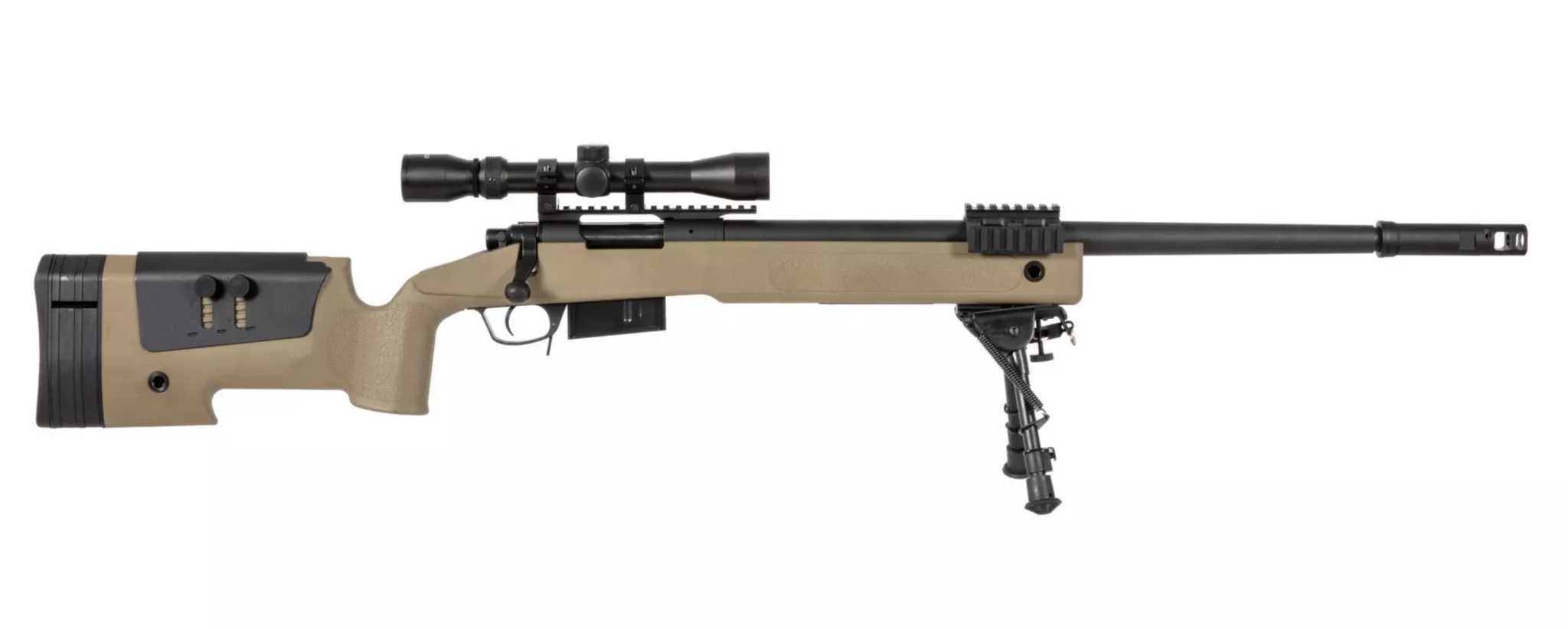SA-S03 CORE Sniper Rifle + Scope & Bipod (Tan)