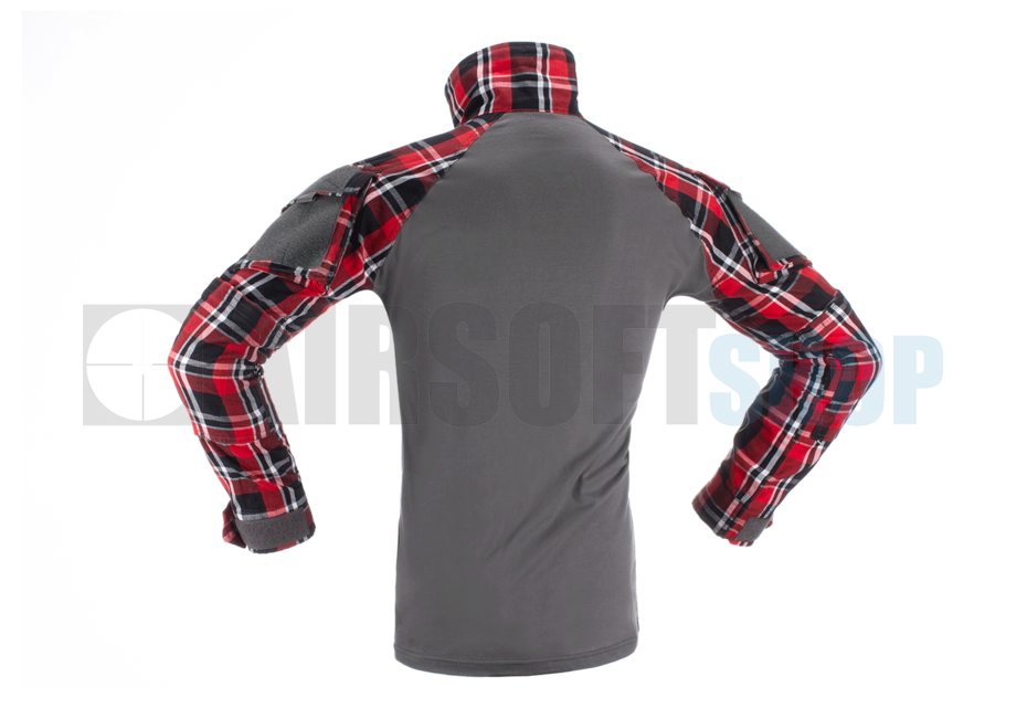Flannel Combat Shirt (Red)