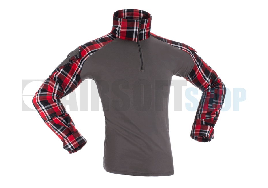 Flannel Combat Shirt (Red)