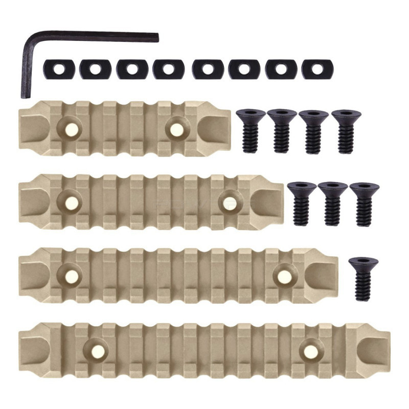 ACM MLOK Polymer Rail Set (Tan).