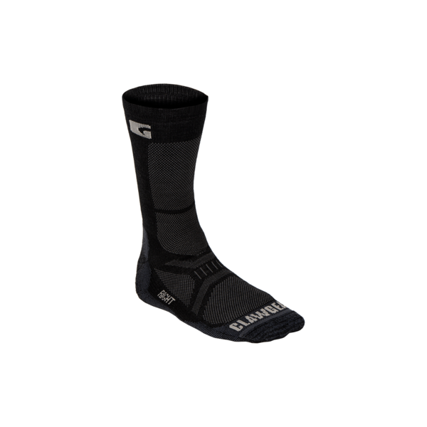Merino Crew Socks (Black)