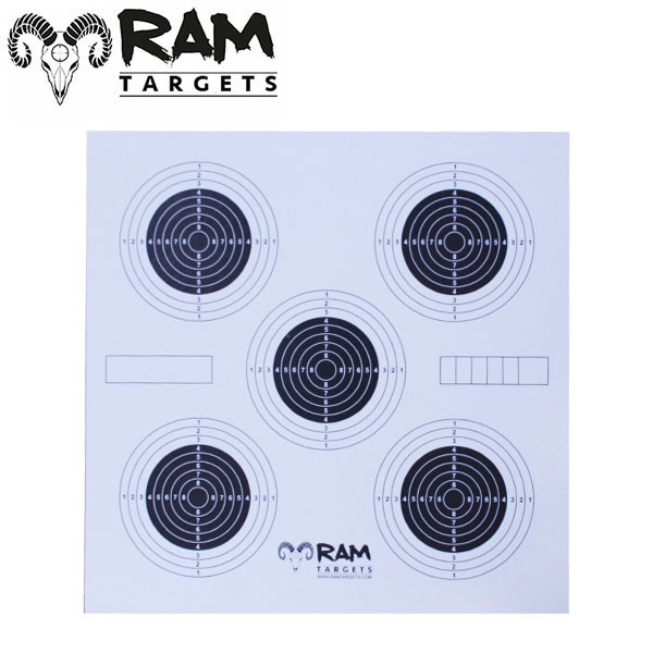 Five Schietkaarten 14x14cm (100pcs)