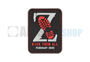 Kick Them All Z Patch (Red)