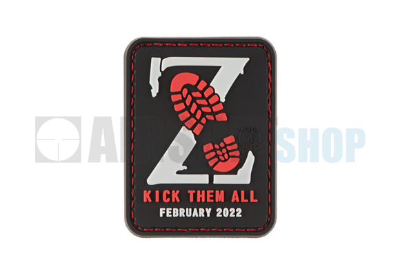 Kick Them All Z Patch (Red)