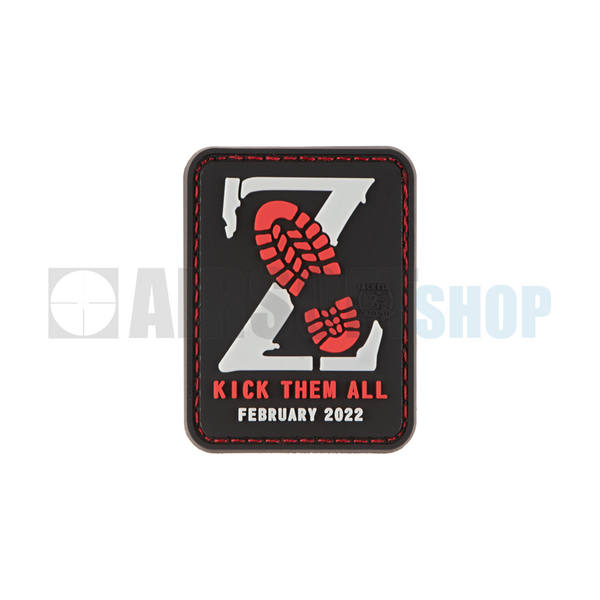 Kick Them All Z Patch (Red)
