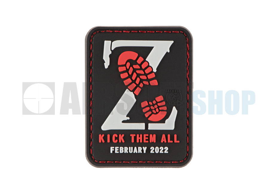 Kick Them All Z Patch (Red)