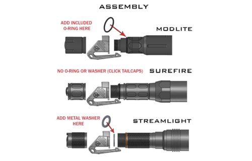 Low Profile Carry Clip (Black)