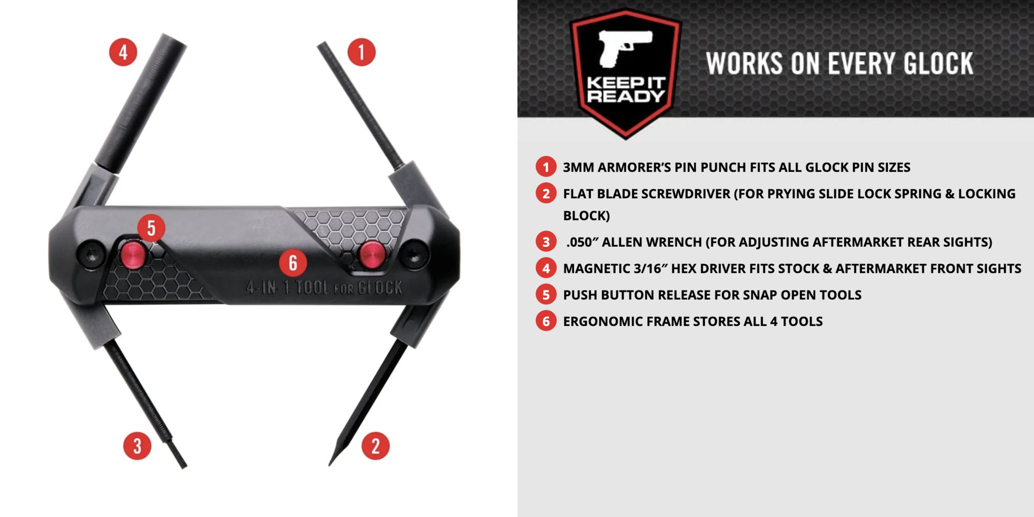 4 In 1 Tool For Glock