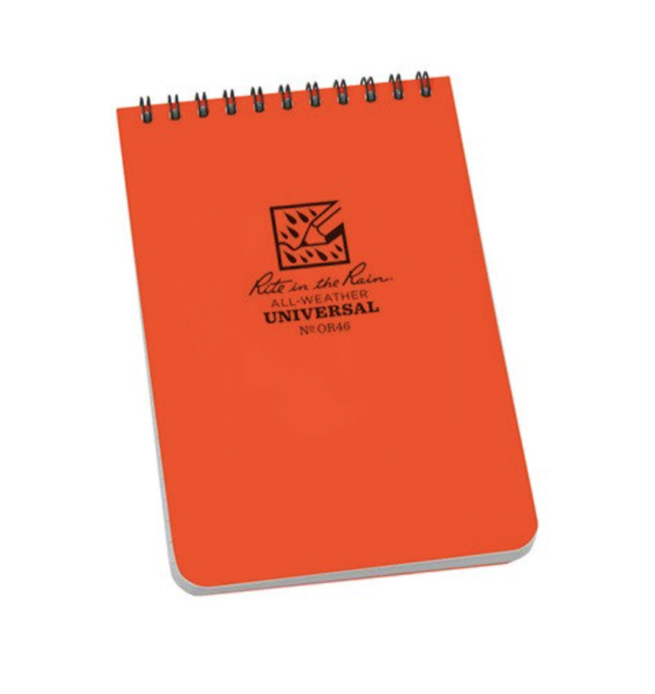All Weather Notebook No. OR46 (Blaze Orange)