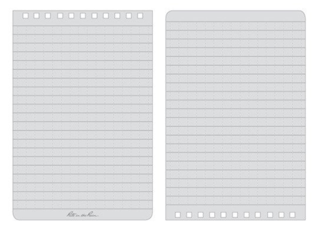 All Weather Notebook No. OR46 (Blaze Orange)