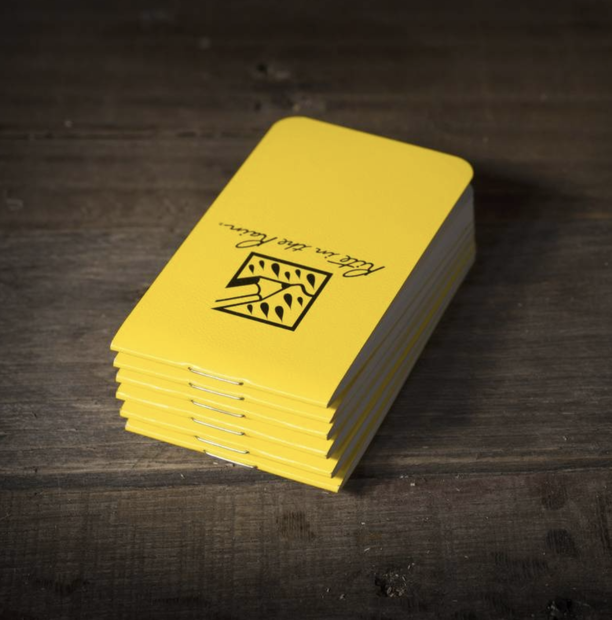 On-The-Go Notebooks 85 x 50mm (6 pcs) (Black / Yellow / Orange)