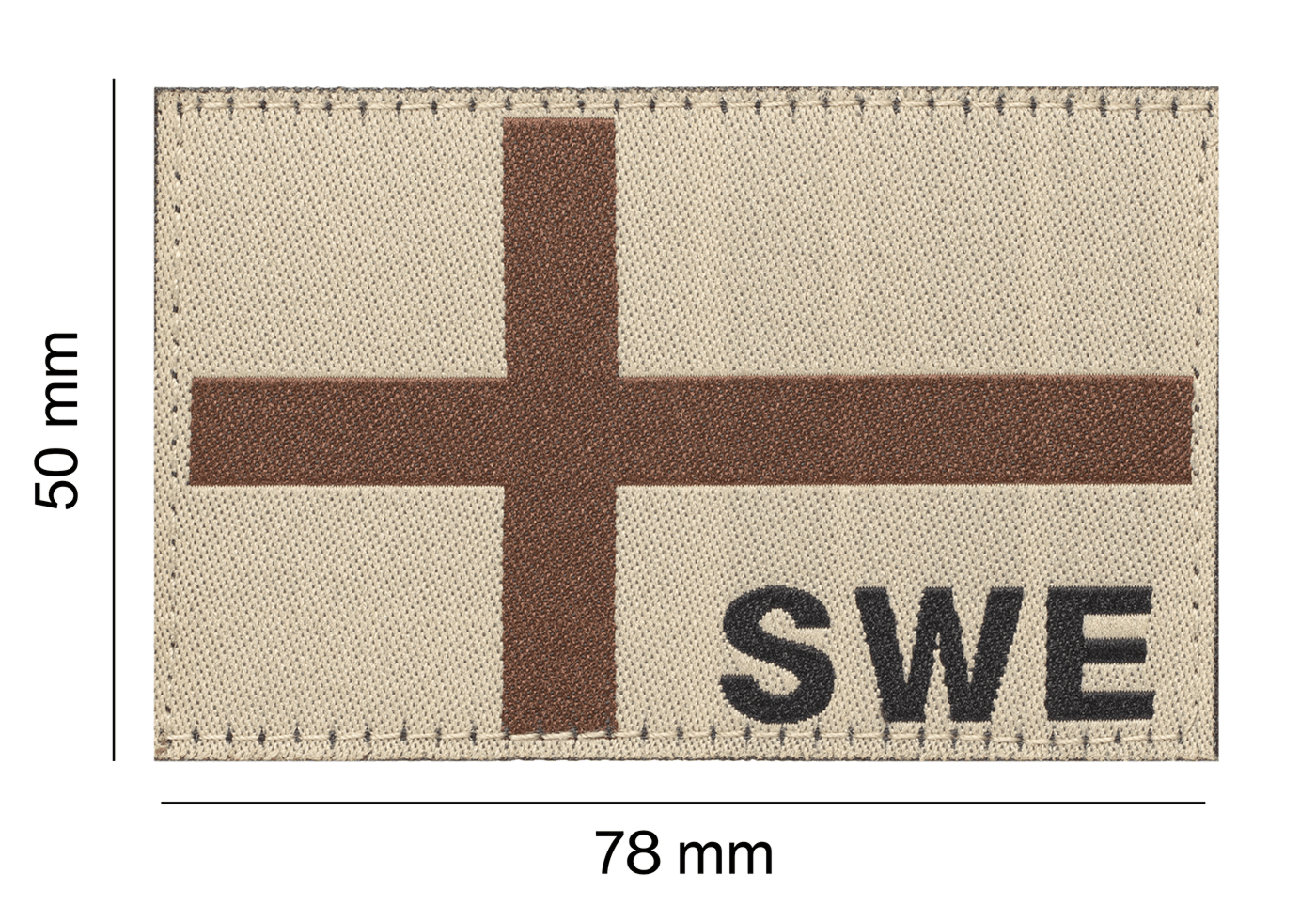 Sweden Flag Patch (Desert)