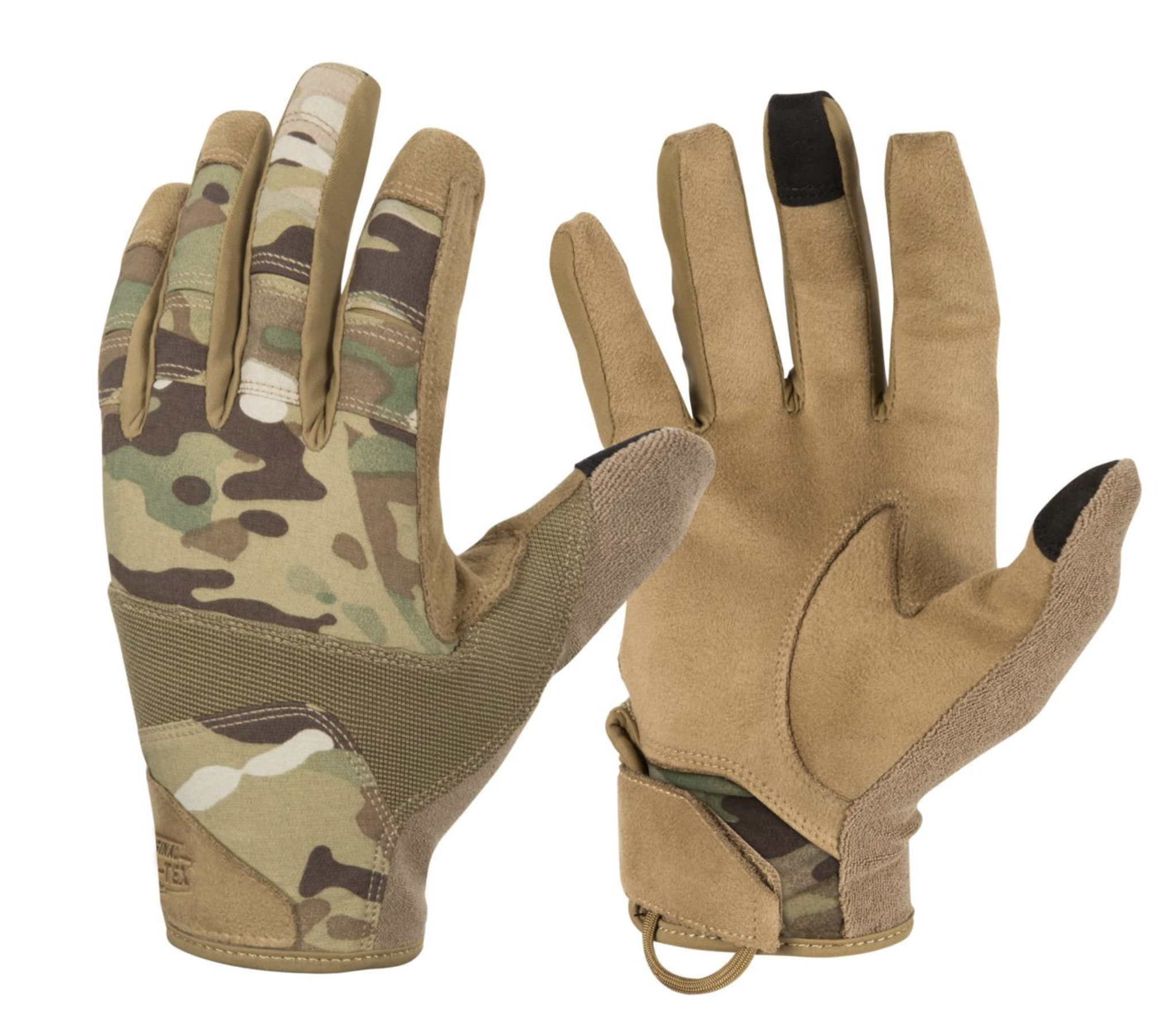 veiligheid regeling gesloten Helikon Range Tactical Gloves (Multicam / Coyote). - Airsoftshop