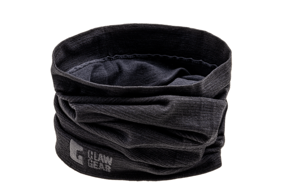 Merino Seamless Neck Gaiter Long (Black)
