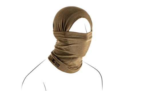 Merino Seamless Neck Gaiter Long (Stonegrey Olive)