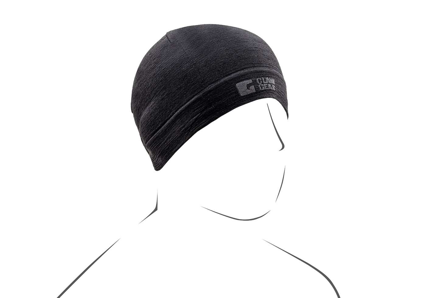 Merino Seamless Beanie (Black)