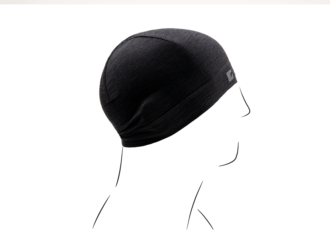Merino Seamless Beanie (Black)