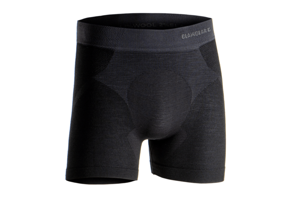 Merino Seamless Boxer (Black)