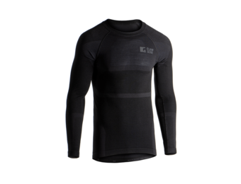 Merino Seamless Shirt LS (Black)