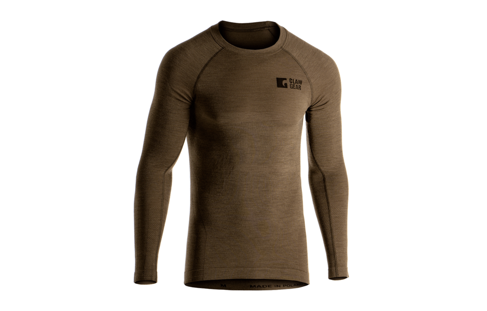 Merino Seamless Shirt LS (Stonegrey Olive)