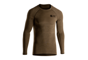 Merino Seamless Shirt LS (Stonegrey Olive)