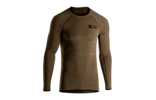 Merino Seamless Shirt LS (Stonegrey Olive)