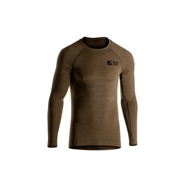 Merino Seamless Shirt LS (Stonegrey Olive)