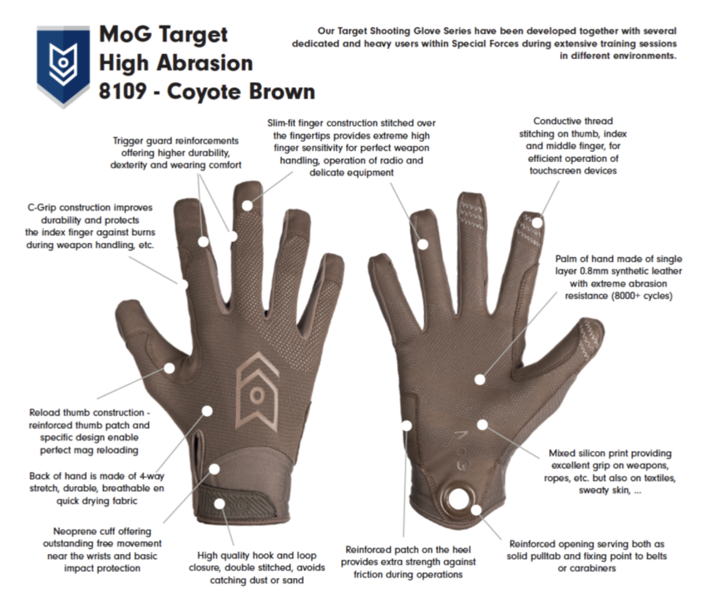 Target 8109 High Abrasion  (Coyote)
