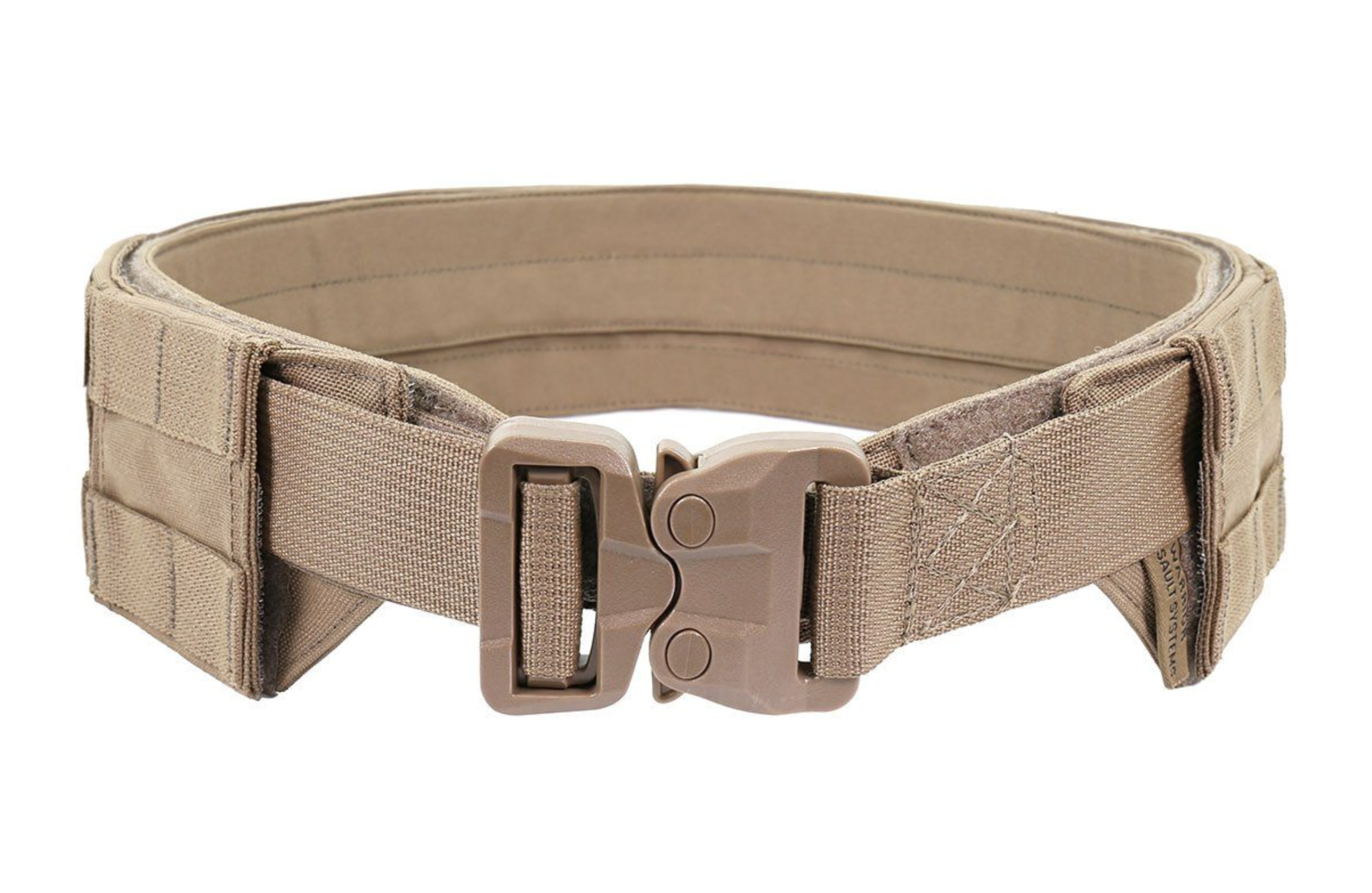 Low Profile MOLLE Belt with Cobra Belt (Coyote Tan)