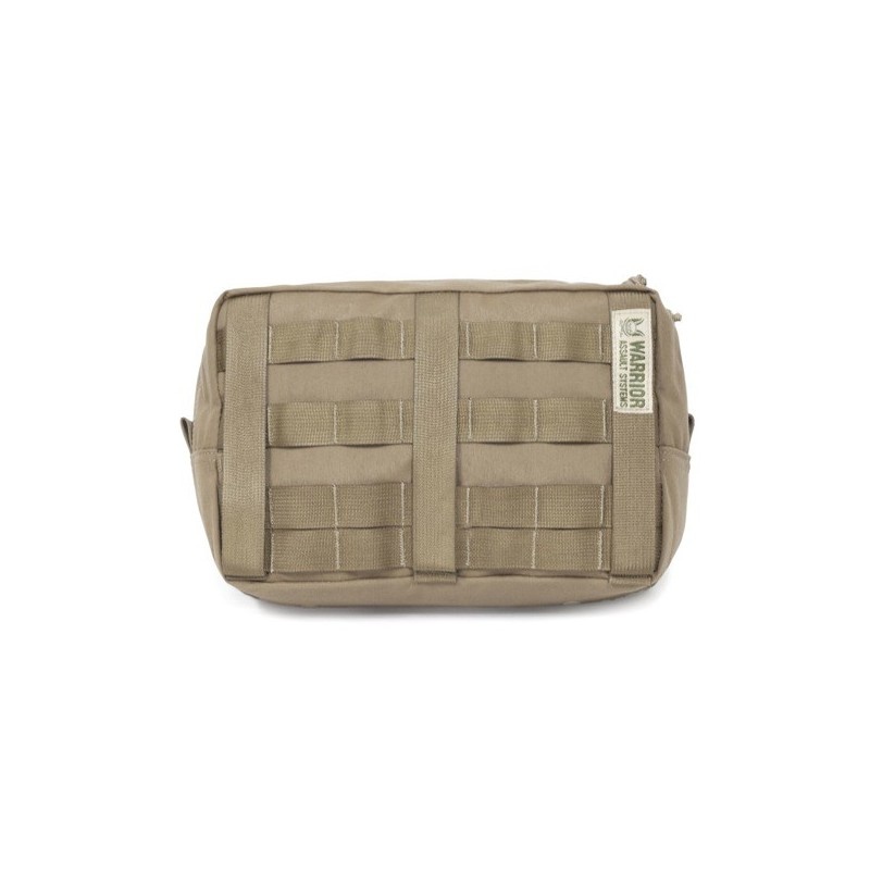 Warrior Assault Systems Large Horizontal MOLLE Pouch Zipped (Coyote Ta
