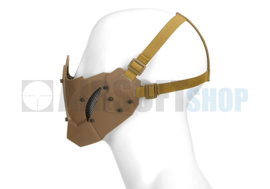 Warrior Steel Half Face Mask (Tan)