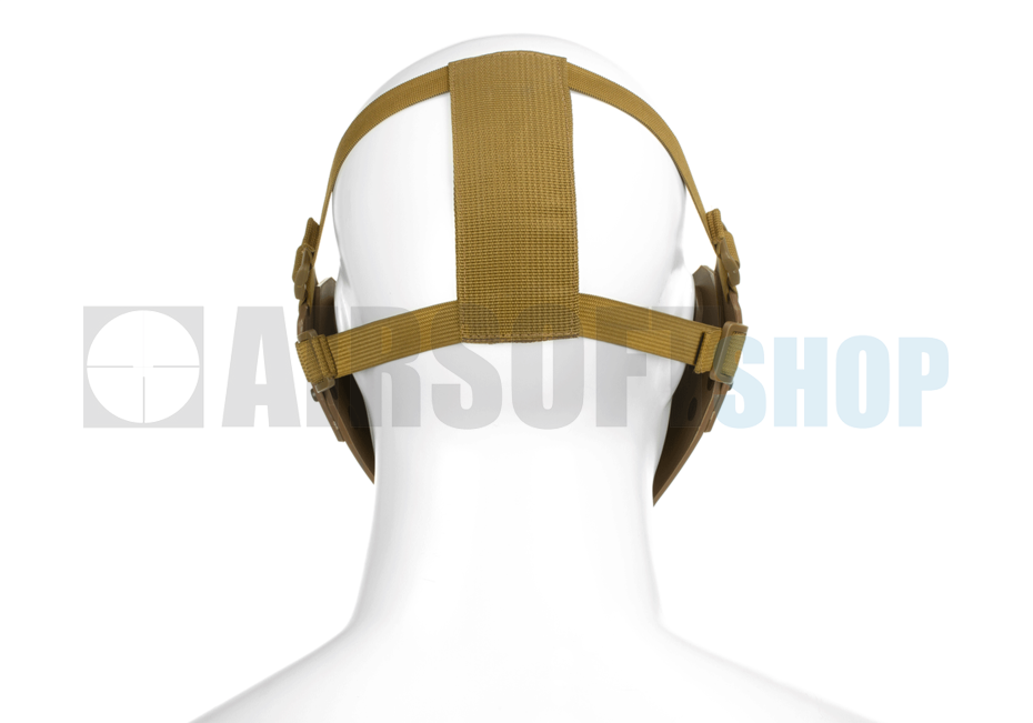 Warrior Steel Half Face Mask (Tan)