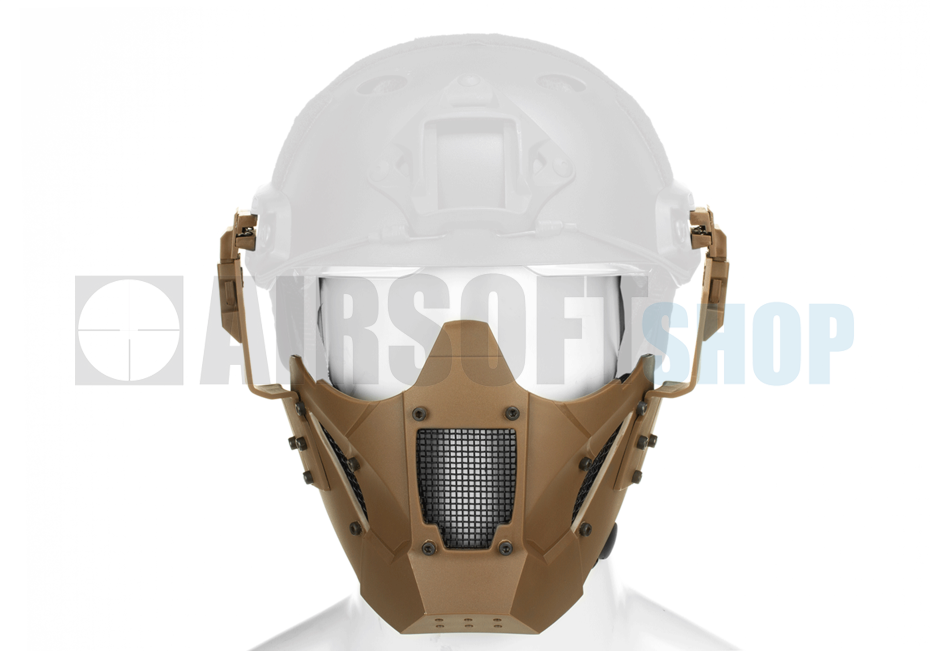 Warrior Steel Half Face Mask (Tan)