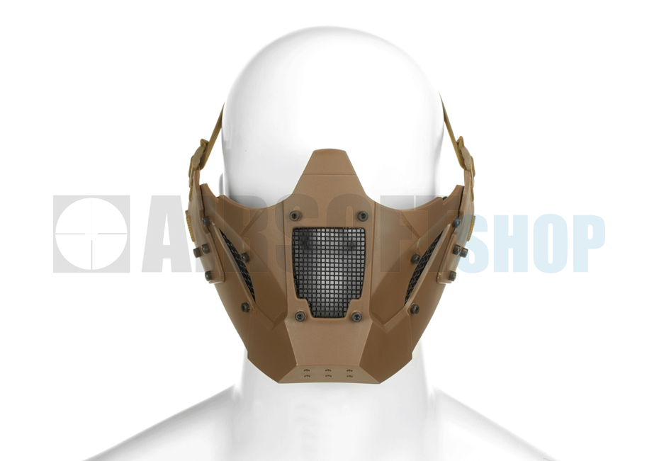 Warrior Steel Half Face Mask (Tan)