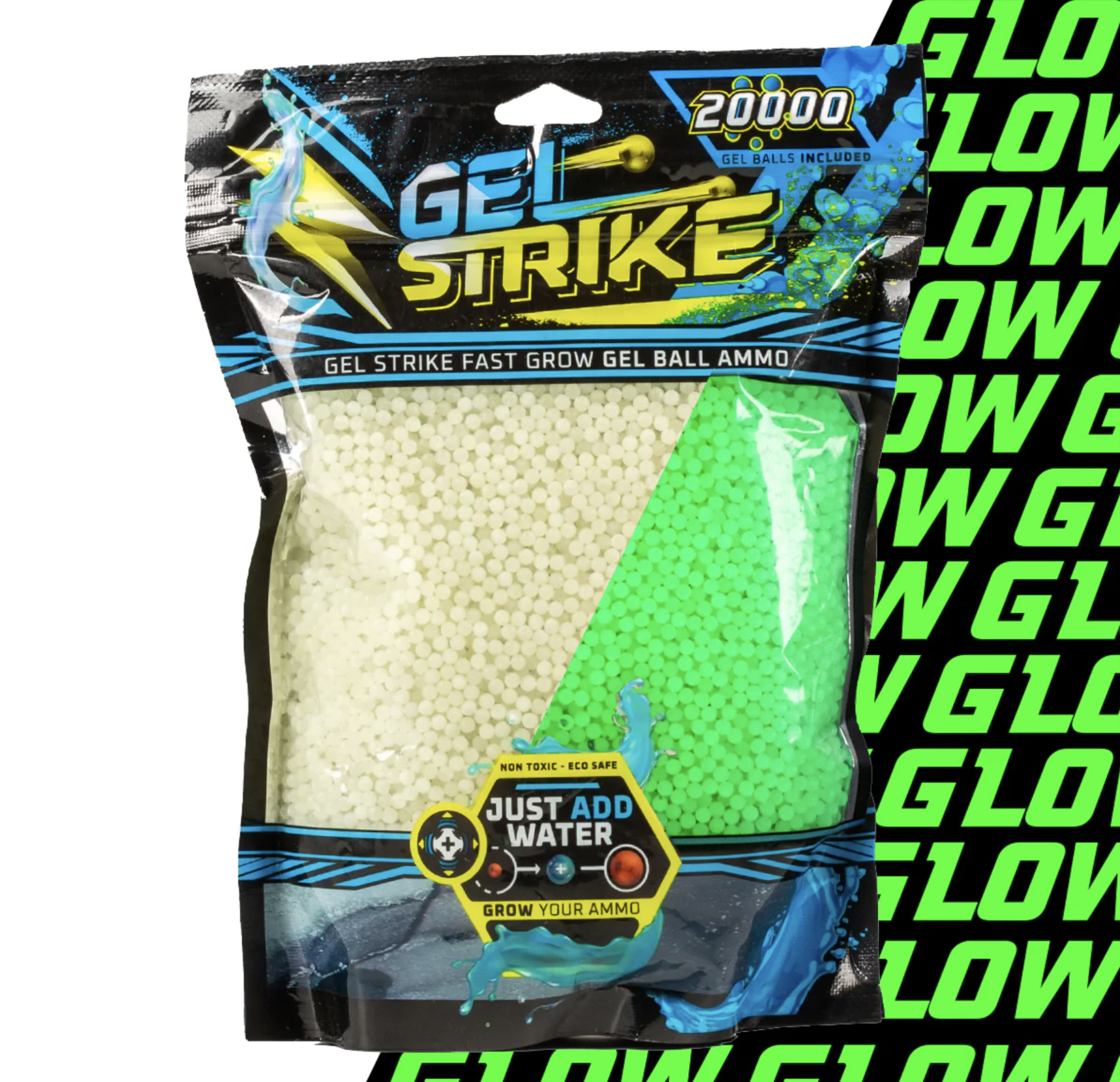 Pro Formula Gel Blaster Gellets 20.000 Pack (Glow In the Dark)