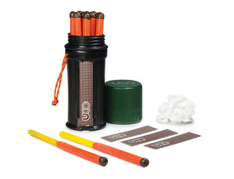 Titan Stormproof Match Kit (12Pcs) (Black)