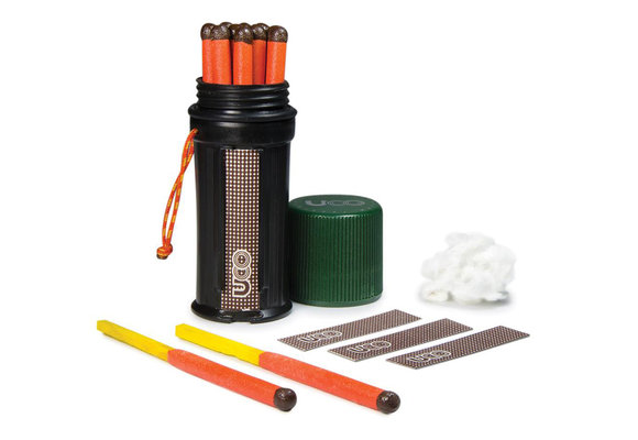 Titan Stormproof Match Kit (12Pcs) (Black)