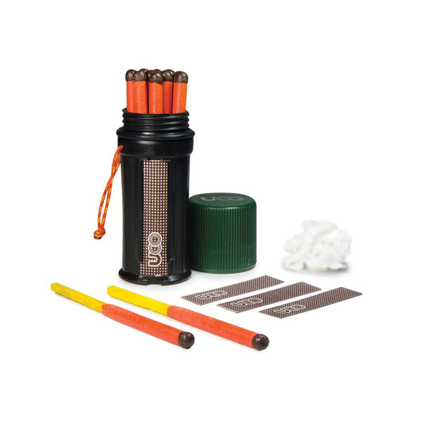 Titan Stormproof Match Kit (12Pcs) (Black)