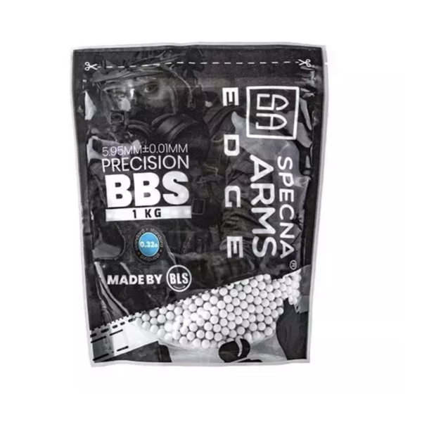 0,32g EDGE Bio BB Precision 1kg (White)