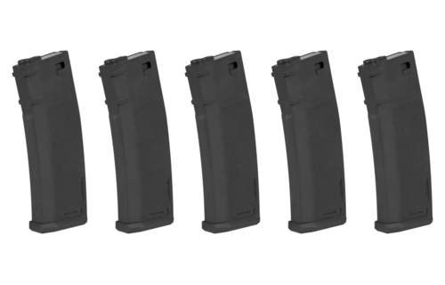 M4/M16 S-Mag Midcap 5-Pack 125rds (Black)