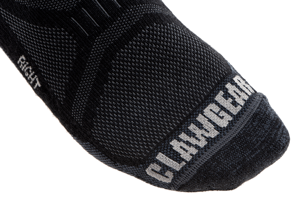 Merino Low Cut Ankle Socks (Black)