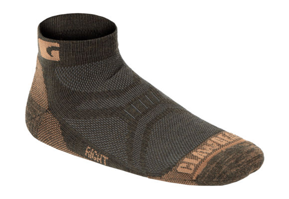 Merino Low Cut  Ankle Socks (Green)