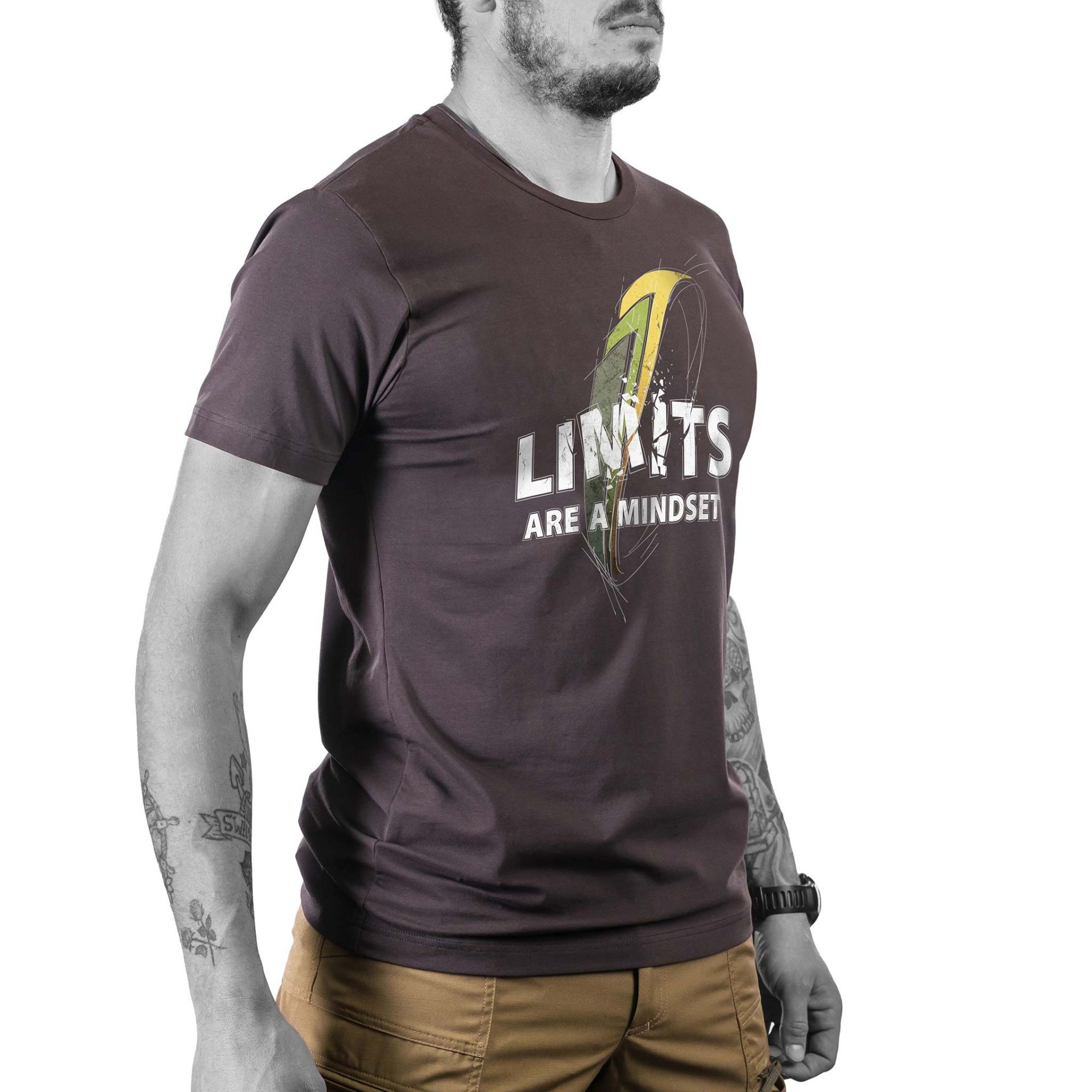 Mindset Breaker  T-Shirt  (Maroon Brown)