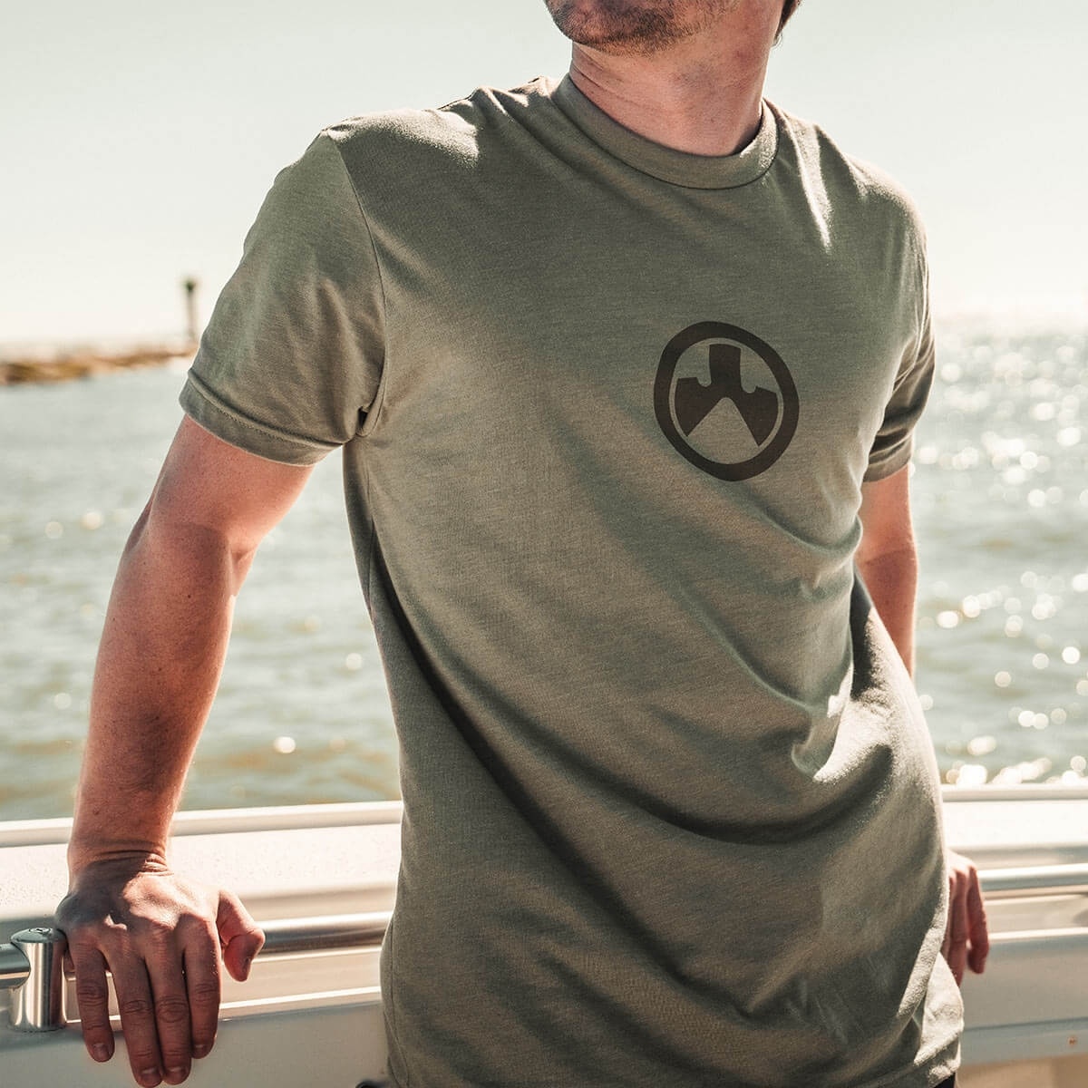 Icon Logo CVC T-Shirt  (Olive Drab)