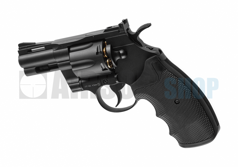 2.5" Revolver 4.5mm BB Airgun (Black)