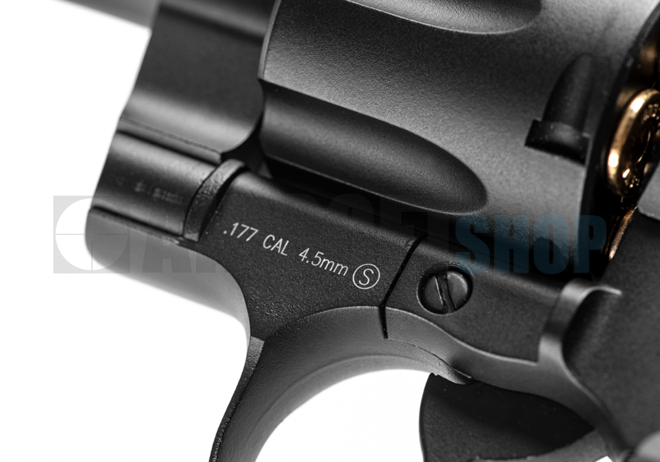 2.5" Revolver 4.5mm BB Airgun (Black)