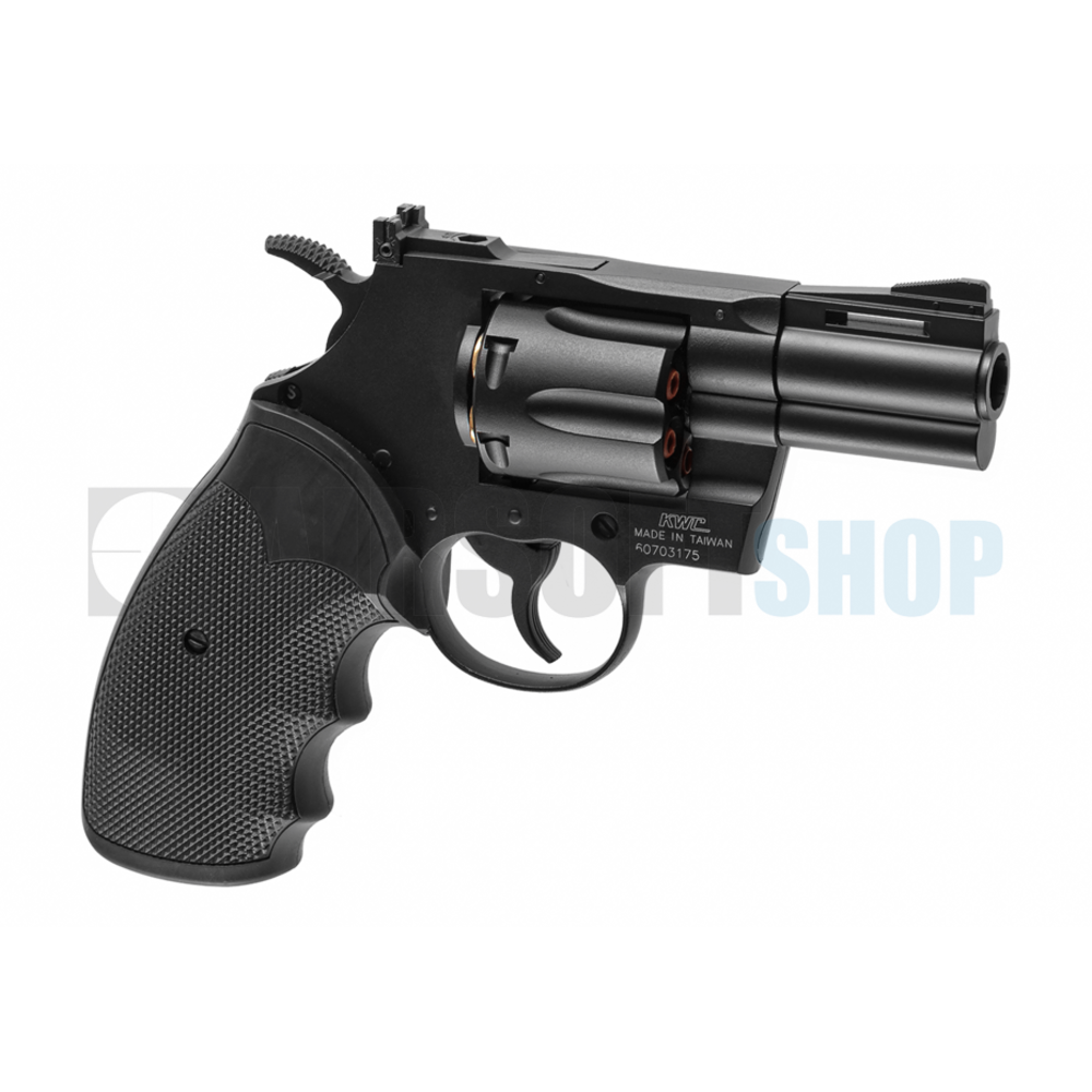KWC 2.5" Revolver 4.5mm BB Airgun (Black).