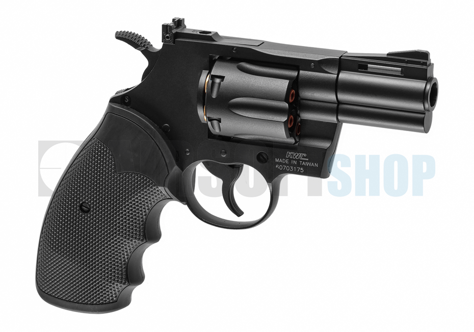 2.5" Revolver 4.5mm BB Airgun (Black)