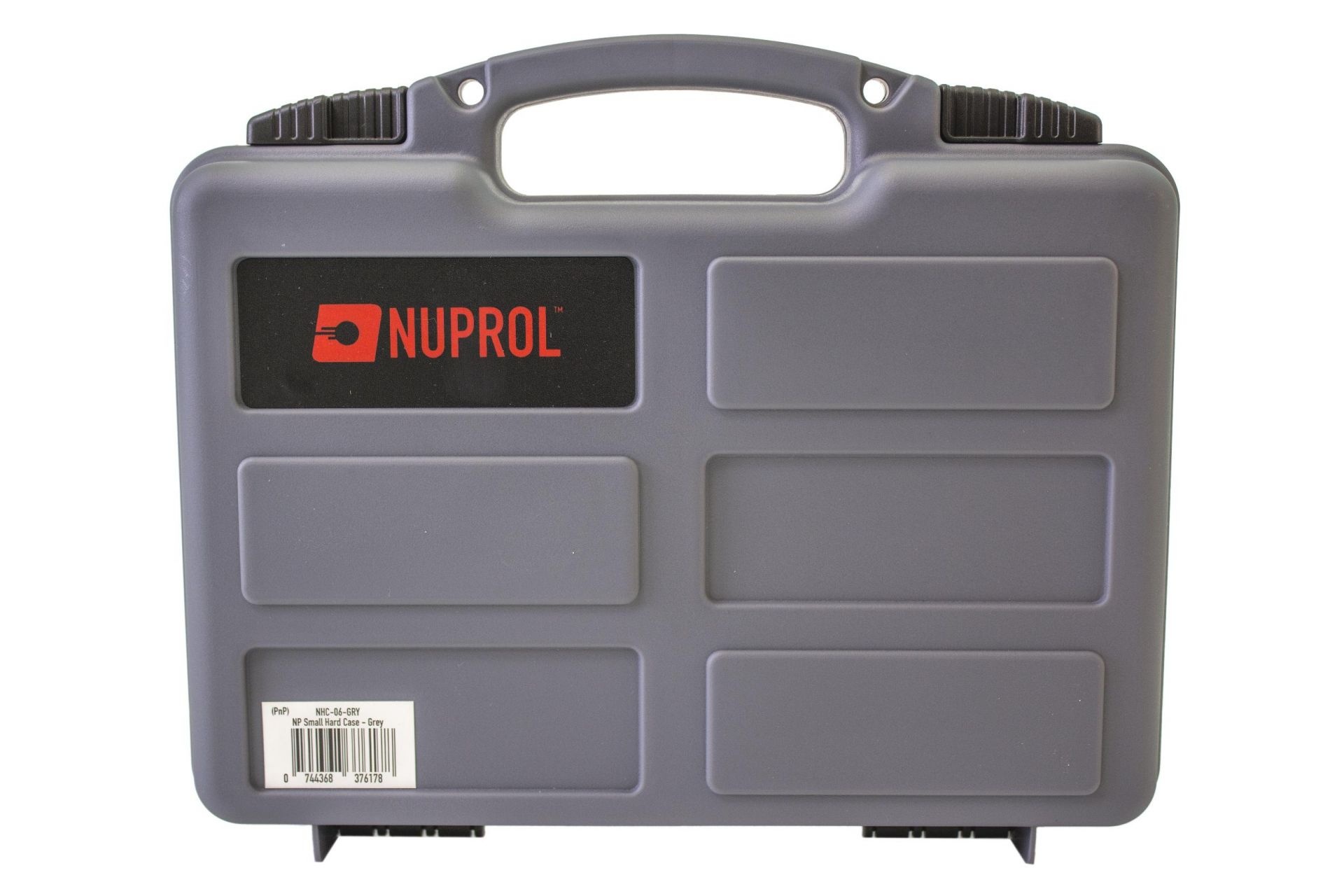 Pistol Hard Case (Grey) (Wave Foam)