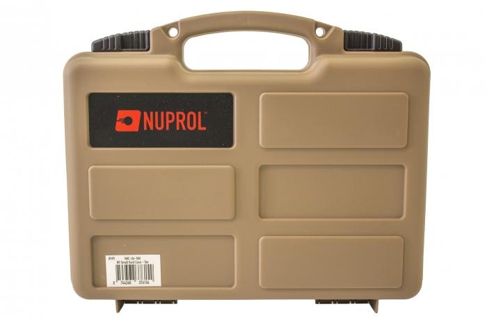 Pistol Hard Case (Tan) (Wave Foam)